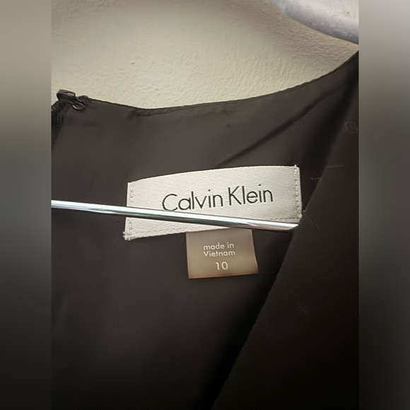 Calvin Klein Black Dress with belt - Picture 4 of 11